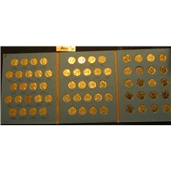 1962-1995 partial Set of Jefferson Nickels in a blue Whitman Coin folder.