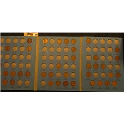 1910-1940 Partial Set of Lincoln Cents in a blue Whitman folder.