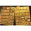 Image 2 : Collection of (68) Argentinan Coins in 1 1/2" x 1 1/2" 30-pocket plastic pages.