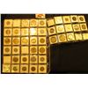 Image 3 : Collection of (68) Argentinan Coins in 1 1/2" x 1 1/2" 30-pocket plastic pages.