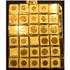 Image 4 : Collection of (68) Argentinan Coins in 1 1/2" x 1 1/2" 30-pocket plastic pages.