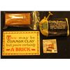 Image 1 : Tobacco cloth pouch with label and product ""Country Gentleman" for Pipe and Cigarette Ligget & Myer