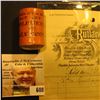 Image 2 : 1800 era "Rutland Fire Clay Co. Miners, Dealers and Manufacturers Rutland, Vt." Invoice; Clay Pipe B
