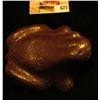 Image 1 : 3 1/2" x 3 1/2" x 2" "Lehigh" Pottery Clay Frog.