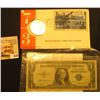 Image 1 : 1973 Bicentennial First Day Cover with Brass Medal and Postage Stamps; & Series 1935 G U.S. One Doll