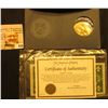 Image 2 : 1972 Bicentennial First Day Cover with Brass Medal and Postage Stamps; & Series 1935 A U.S. One Doll