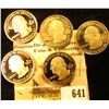 Image 2 : 2009 S Five-piece Set of U.S. Territories Proof Commemorative Quarters.