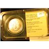 Image 2 : 2002 U.S. Silver American Eagle One Ounce .999 Fine Silver Dollar in an original Littleton Coin hold
