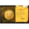 Image 1 : 2002 U.S. Silver American Eagle One Ounce .999 Fine Silver Dollar in an original Littleton Coin hold