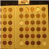 Image 4 : 1941-1974 Partial Set of Circulation Strike Lincoln  Cents in a Harris Coin folder. Some specimens a