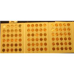 1975-2013 Complete Set of Circulation Strike Lincoln  Cents in a Harris Coin folder. Many specimens 