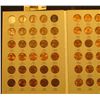 Image 2 : 1975-2013 Complete Set of Circulation Strike Lincoln  Cents in a Harris Coin folder. Many specimens 