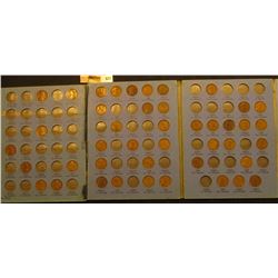 1909-40 Partial Set of U.S. Lincoln Cents in a blue Whitman folder.