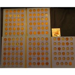 (2) 1941-68 Partial Set of U.S. Lincoln Cents in a blue Whitman folders. One includes a Canada Cent.