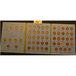 1880-1909 Partial Set of Indian Head Cents in a blue Whitman folder. (25 different dates).