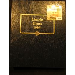 1959-2007S Partial Set of U.S. Lincoln Cents in a Deluxe Whitman Album. Includes some BU & Proof coi