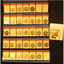 (30) Different V Nickels in a roll out case, no key dates, no 1885, 1886, 1887, or 1912 S but includ