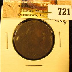 1802 U.S. Large Cent, G-VG. Edge ding at 12 o'clock.