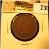 Image 1 : 1848 U.S. Large Cent, VF.