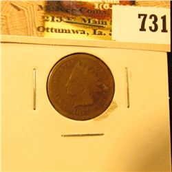 1871 U.S. Indian Head Cent, Good.