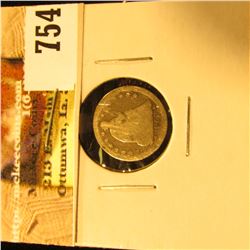 1853 U.S. Seated Liberty Half Dime, With Arrows, AG.