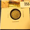 Image 1 : 1853 U.S. Seated Liberty Half Dime, With Arrows, Good, bent.