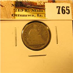 1838 U.S. Seated Liberty Dime, Good/AG.