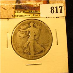 1923 S U.S. Walking Liberty Half Dollar, Good