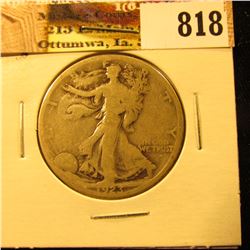 1923 S U.S. Walking Liberty Half Dollar, Good
