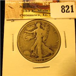 1928 S U.S. Walking Liberty Half Dollar, Good++