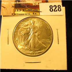 1940 P U.S. Walking Liberty Half Dollar, Superb Coin.