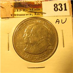 1923 S Monroe Doctrine Centennial Commemorative Half Dollar, AU.