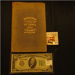 Cover without Map "Henn, Williams & Co. Sectional Map of Iowa, 1857. Chicago, Keen & Lee; & Series 1