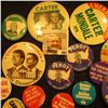 Image 2 : Group of (20) Different Old Pin-backs.  Most are Political.