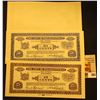 Image 2 : Set of Three "The City of Pleasantville, New Jersey" Depression Scrip, Includes the .25c, .50c, & $1