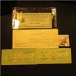 Mint, unused receipt  The Eureka Chemical & Mfg. Co., of La Crosse, Wis. , no. 79118, dated in the 1