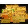 Image 1 : (27) Different pieces of funny money, Food Stamp Coupons, & etc. Includes a Commemorative Silver Nug