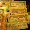 Image 3 : (27) Different pieces of funny money, Food Stamp Coupons, & etc. Includes a Commemorative Silver Nug