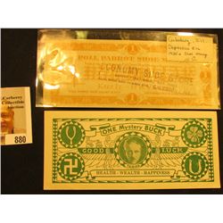 No. 23224 "Tampa's Mystery Bucks… Tampa's Famous Professional Genuine Gypsy Fortune Tellin...Copyrig