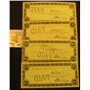 Image 2 : April 14, 1933 four-piece set of Depression Scrip .25c, .50c, $1, & $5 State of North Carolina, Coun