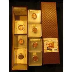 9" Dealer's Stock Box full of Coins. Includes numerous 1960 era BU Lincoln Cents; (10) Indian Cents;