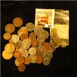 (2) "One Fare The Long Island Railroad" tokens; (10) New York City Transit Tokens; & $6.17 face valu