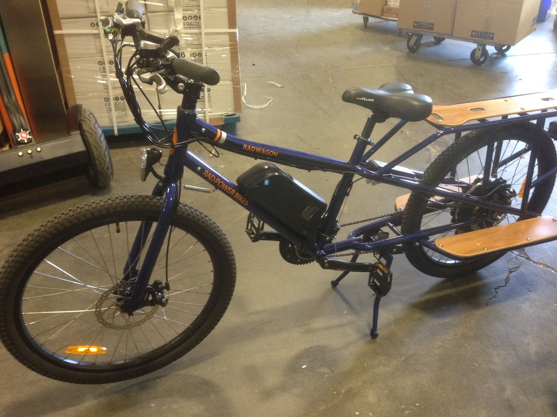 Rad Power Bikes Radwagon Electric Assist Bike With Rear Bench Seat