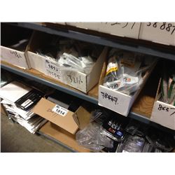 SHELF LOT OF ASSORTED CABLING & MORE