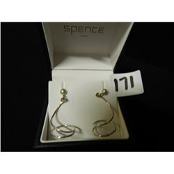 925 STRELING SILVER EARRINGS SPIRAL