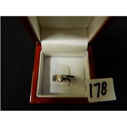 MEN STERLING SILVER BAND/ SIZE 10.5