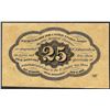 Image 2 : 1862 Twenty Five Cent First Issue Fractional Note
