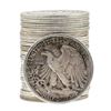 Image 2 : Roll of (20) Assorted Date Walking Liberty Half Dollar Coins Circulated