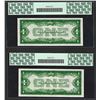 Image 2 : (2) Consecutive 1928A $1 Funnyback Silver Certificate Notes PCGS Superb Gem New