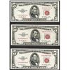 Image 1 : Lot of (3) 1953 $5 Legal Tender Notes